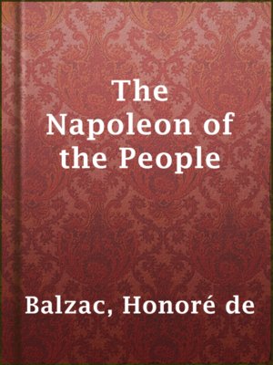 cover image of The Napoleon of the People